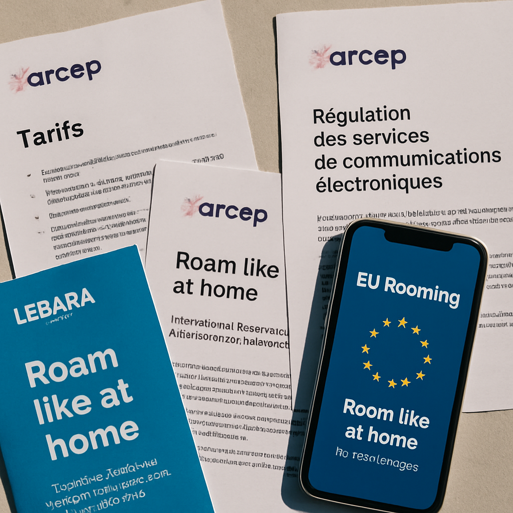 ARCEP clarifies RLAH roaming rules, surcharge removal dates, and mobile data limits for Europe travel