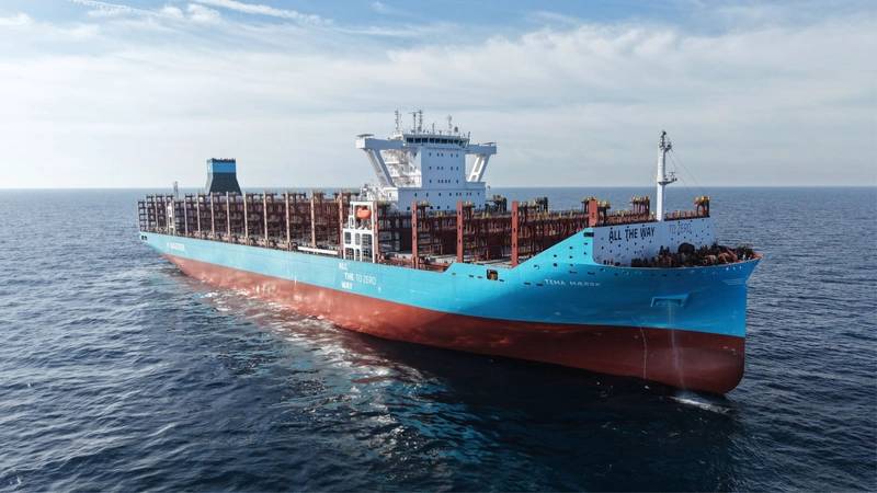 WinGD delivers methanol-capable Tema Mærsk container ship to Maersk