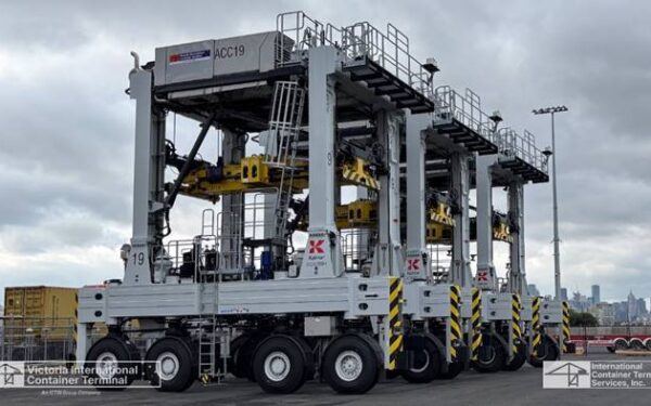 Thumbnail for Victoria International Container Terminal deploys four Kalmar hybrid ACCs