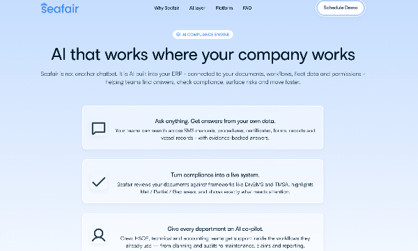 Thumbnail for Seafair launches AI Compliance Engine with Laskaridis Shipping