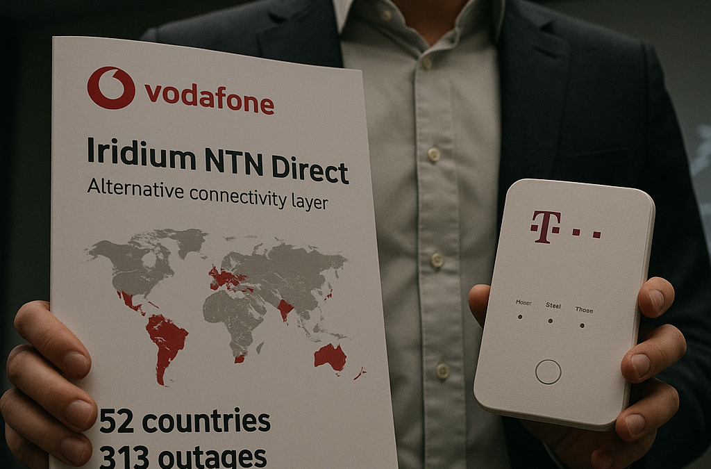 Vodafone recense 313 coupures de réseau dans 52 pays