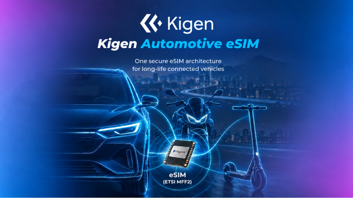 Kigen ottiene la certificazione GSMA eSA per le Automotive eSIM
